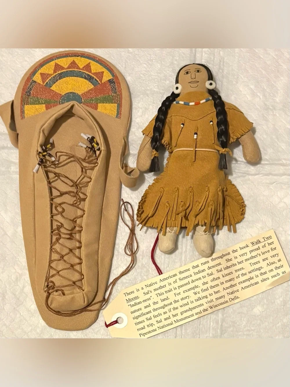 American Girl Doll Kaya's Doll and Cradleboard